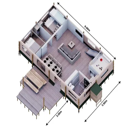 Luxury tent Safaritent 7 3*