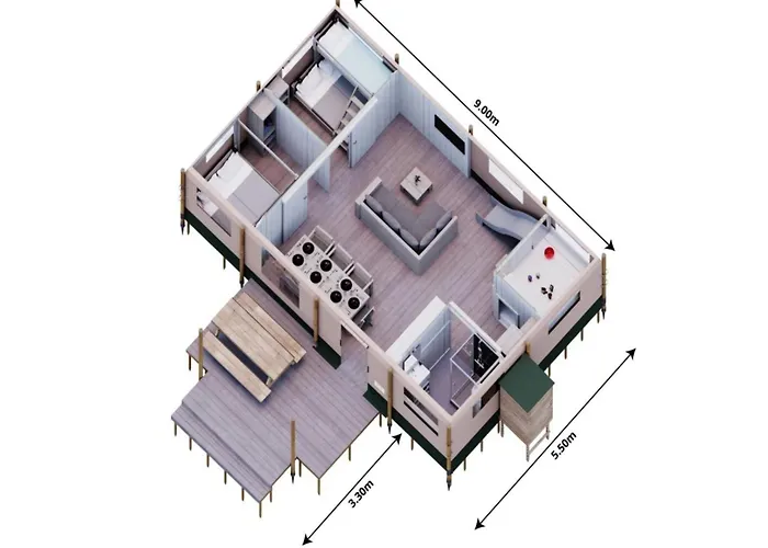 Luxury tent Safaritent 7 3*